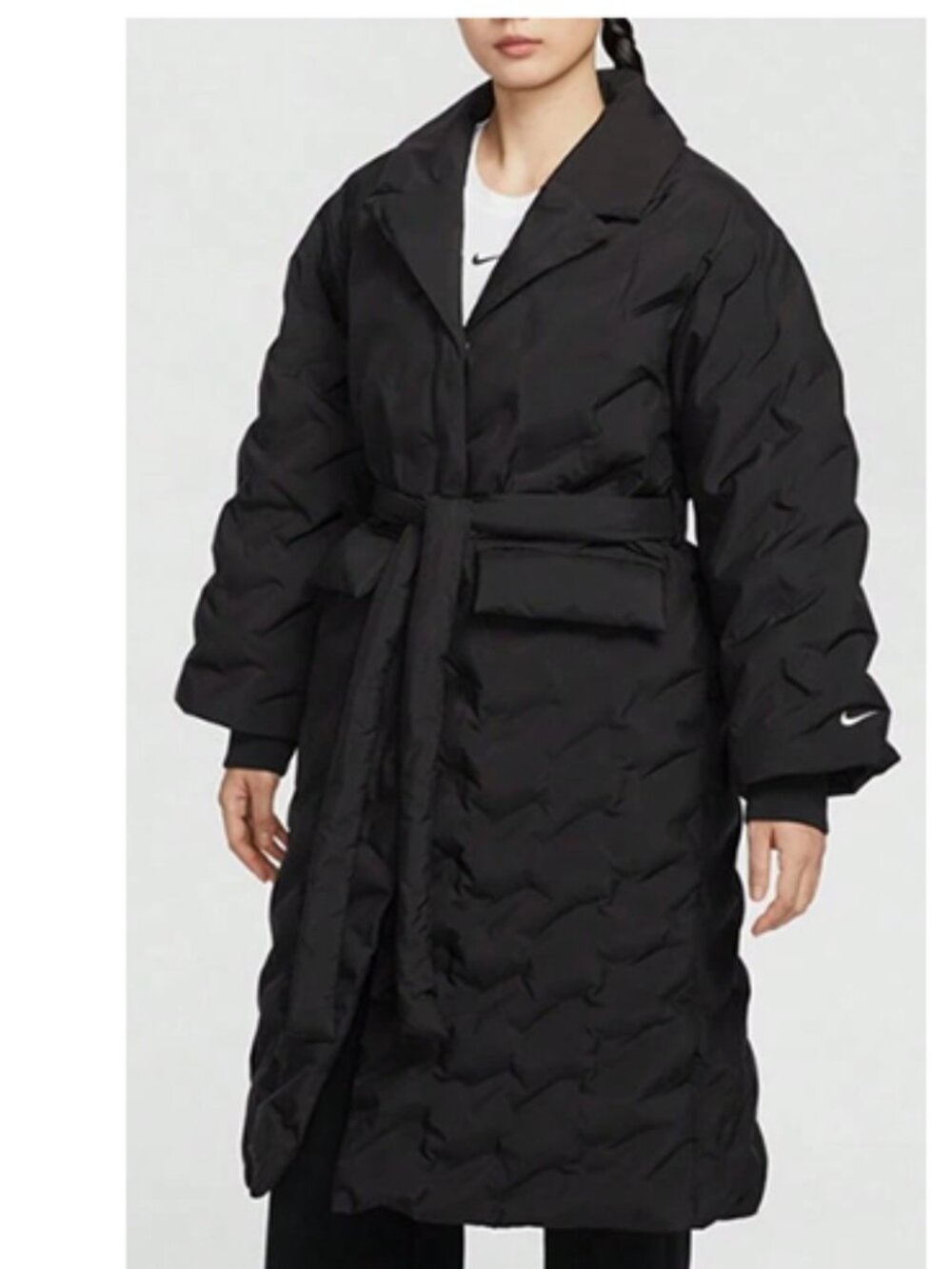 Nike Women's Sportswear Swoosh Series Therma-FIT Oversized Down Trench Coat L
